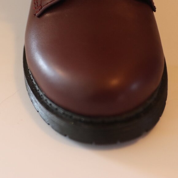 Time and Tru Combat style boots Lace and side zip reddish brown Size 6 - Picture 8 of 12